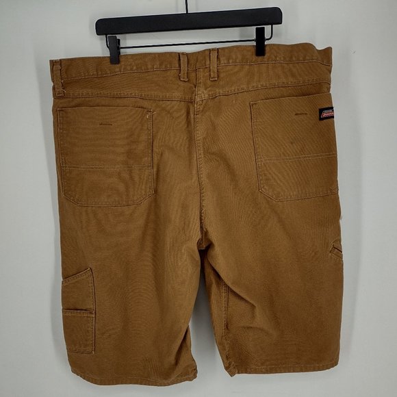 Dickies Relaxed Fit Multi-Pocket Utility Work Skate Brown Shorts - Picture 4 of 8